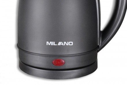 Чайник электрический из нержавеющей стали MILANO KT-2001B черный
 MILANO KT-2001. . фото 3