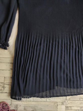 Женское платье Snidel темно-синее плиссе с рюшами 
Состояние: б/у, в идеальном с. . фото 8