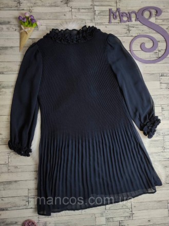 Женское платье Snidel темно-синее плиссе с рюшами 
Состояние: б/у, в идеальном с. . фото 6