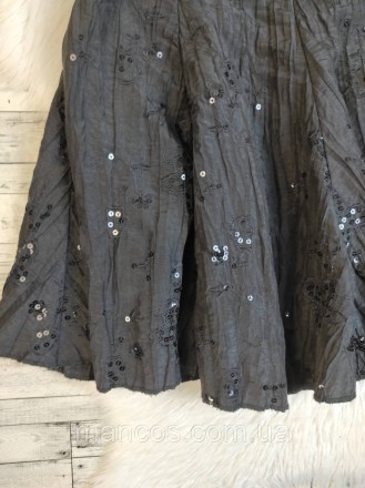 Женская юбка черная жатка с пайетками
Состояние: б/у, в идеальном состоянии
Разм. . фото 7