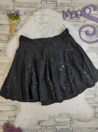 Женская юбка черная жатка с пайетками
Состояние: б/у, в идеальном состоянии
Разм. . фото 2