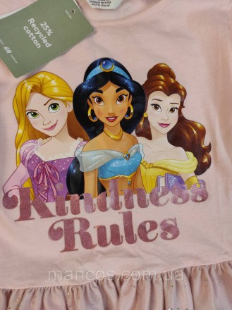 Детское платье Disney для девочки розовое с Принцессами и фатиновой юбкой
Состоя. . фото 4