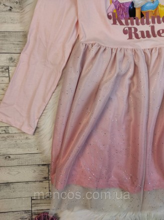 Детское платье Disney для девочки розовое с Принцессами и фатиновой юбкой
Состоя. . фото 6
