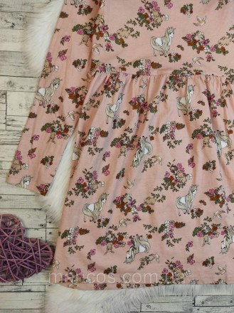 Детское платье H&M для девочки розовое с принтом единорожки
Состояние: новое
Про. . фото 8