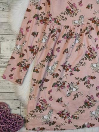 Детское платье H&M для девочки розовое с принтом единорожки
Состояние: новое
Про. . фото 5