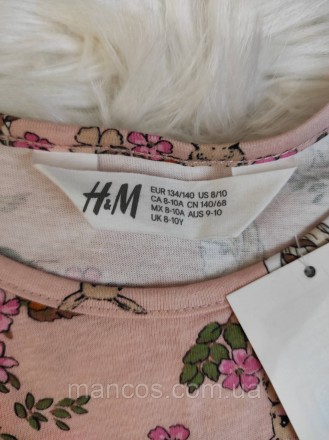 Детское платье H&M для девочки розовое с принтом единорожки
Состояние: новое
Про. . фото 4