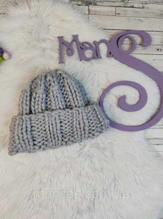 Женская зимняя шапка серая вязаная теплая 
Состояние: б/у, в отличном состоянии
. . фото 4