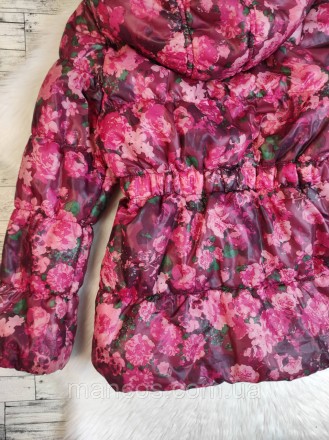 Детская зимняя куртка H&M для девочки розовая с цветочным принтом
Состояние: б/у. . фото 9