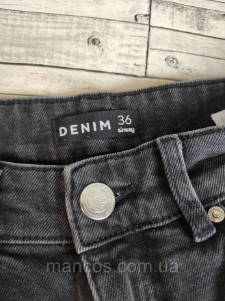 Женские джинсы Sinsay Denim черные 
Состояние: б/у, в идеальном состоянии
Произв. . фото 5