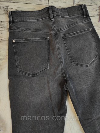 Женские джинсы Sinsay Denim черные 
Состояние: б/у, в идеальном состоянии
Произв. . фото 7