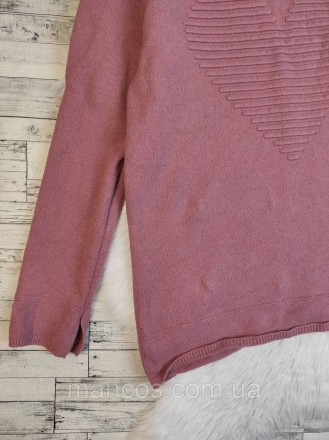 Женский свитер Anne розовый с сердечком 
Состояние: б/у, в отличном состоянии
Пр. . фото 5