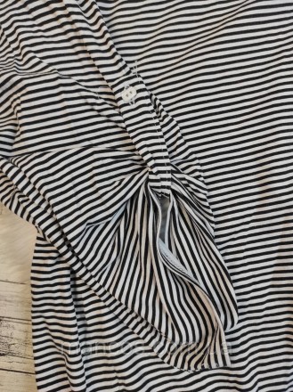 Женская блузка ФиАлочка черно-белая полосатая с жемчужинами блуза ботал
Состояни. . фото 7