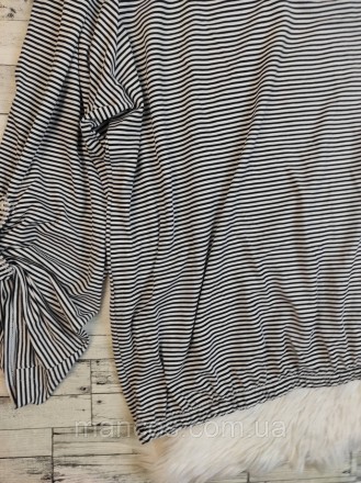 Женская блузка ФиАлочка черно-белая полосатая с жемчужинами блуза ботал
Состояни. . фото 10
