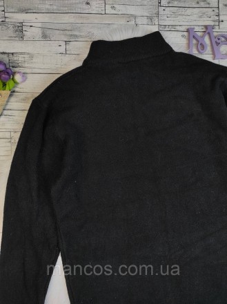 Женский свитер черный удлиненный 
Состояние: б/у, в идеальном состоянии
Размер: . . фото 6