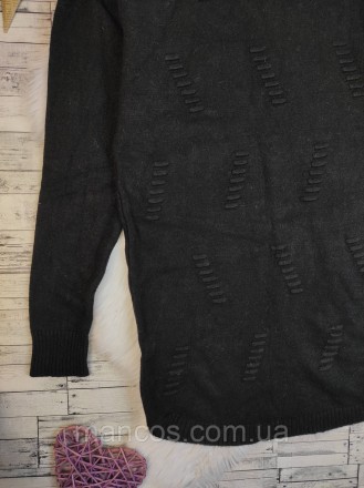 Женский свитер черный удлиненный 
Состояние: б/у, в идеальном состоянии
Размер: . . фото 4