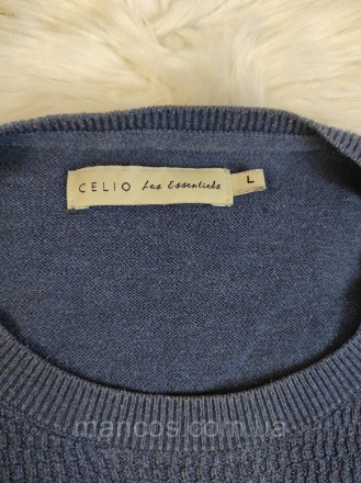 Мужской свитер Celio синий свитшот 
Состояние: б/у, в идеальном состоянии
Произв. . фото 8
