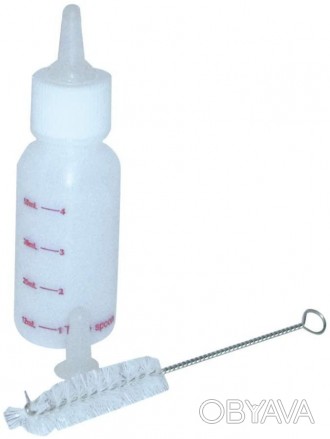 Пляшка медичного з ершиком на 56 гПляшка - лікар з ершиком - практична, вручна п. . фото 1