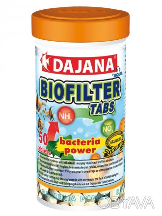 Dajana Biofilter Tabs - високоякісні пускові і чисті бактерії з ферментами в таб. . фото 1
