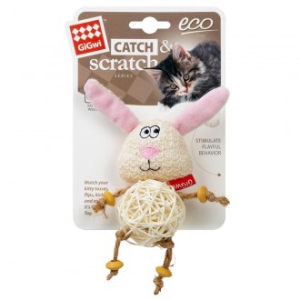 Catch&scratch - серія класичних м'яких іграшок для котів. Містить дзвіночок для . . фото 3
