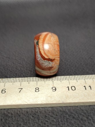 Пропонуємо Вам придбати цільне кільце з натурального каменю яшма . 
Індія.
Розмі. . фото 7