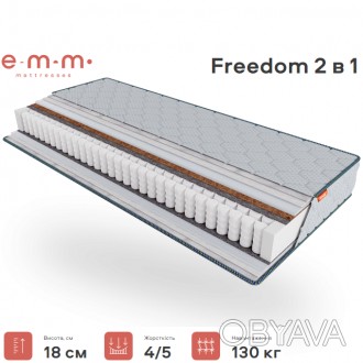 
Ортопедический матрас Freedom 2в1 18см от ЕММ
 
Матрас Freedom 2в1 — яркий пред. . фото 1