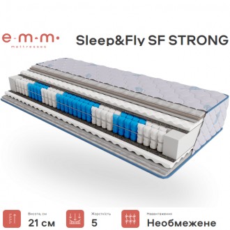 
Ортопедический матрас Strong SF 21см от ЕММ
Коллекция: Sleep&Fly
Описание
Ткань. . фото 2
