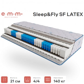 
Ортопедический матрас Latex SF 21см от ЕММ
Коллекция: Sleep&Fly
Описание
Ткань . . фото 2