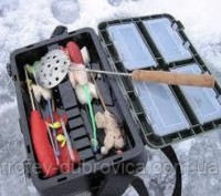  Отличный ящик для зимней рыбалки. Легкий и прочный, оснащен четырьмя коробками . . фото 6