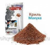 Прикормка риболовна  FANATIK Криль-Макуха 1 кг. Ровно. фото 1
