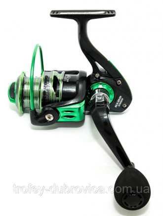 Котушка риболовна Bratfishing UTECATE KURO Green FD / 10+1 BB / ALUMINUM spool
К. . фото 2