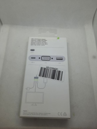 
Новый многопортовый адаптер из Америки от Apple USB‑C/VGA. Оригинал, запакованн. . фото 4