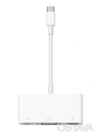 
Новый многопортовый адаптер из Америки от Apple USB‑C/VGA. Оригинал, запакованн. . фото 1