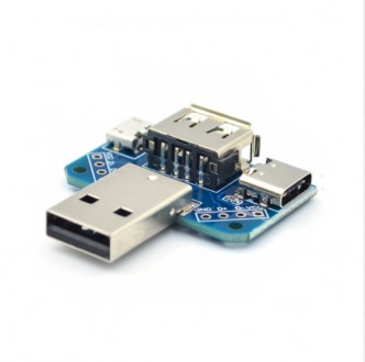 Комбінований адаптер USB для найпопулярніших роз'ємів (Type A-F, Type A-M, micro. . фото 3