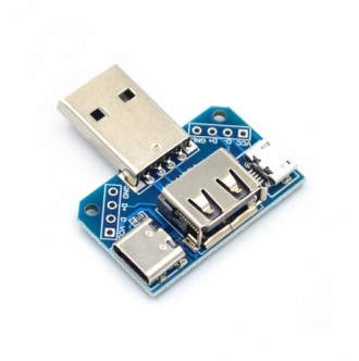 Комбінований адаптер USB для найпопулярніших роз'ємів (Type A-F, Type A-M, micro. . фото 2