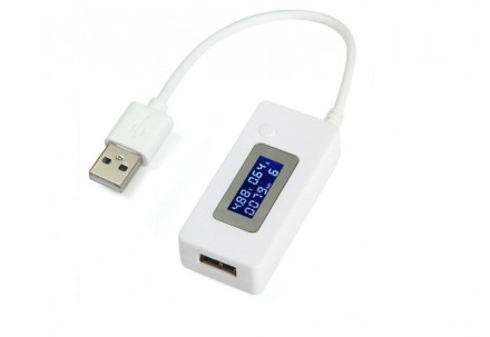 USB тестер KCX-017 дає змогу тестувати блоки живлення, зарядники для мобільних т. . фото 2