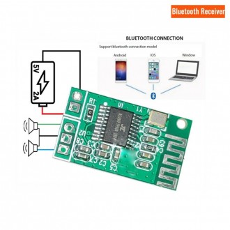 Bluetooth Audio Receiver CA-6928 модуль 5V для USB MP3 стереопідсилювач динаміка. . фото 4