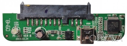 Плата HDD PCB PI-303 VER B 2009.02.24 Toshiba Portable Hard Drive переходник ада