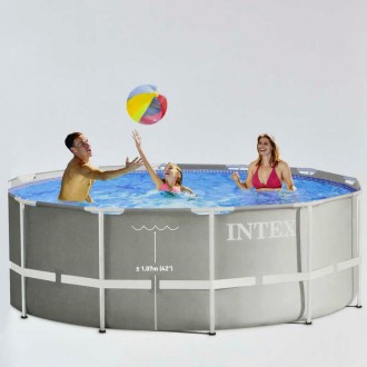 Intex Басейн каркасний 26718 FR (1) 366х122 см, фільтр-насос, сходи, від 6-ти років, 10685л. Одеса. фото 1 Intex Басейн каркасний 26718 FR (1) 366х122 см, фільтр-насос, сходи, від 6-ти років, 10685л. Одеса. фото 1