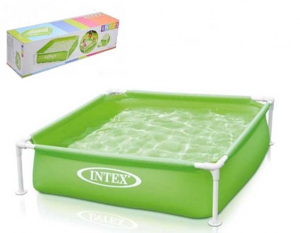 Intex Басейн каркасний 57172 PN (3) розміром 122х122х30см, об`єм: 337л, вага: 4,. Одесса. фото 1 Intex Басейн каркасний 57172 PN (3) розміром 122х122х30см, об`єм: 337л, вага: 4,. Одесса. фото 1