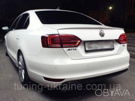 Сабля спойлер багажника Лип спойлер на багажник для Volkswagen Jetta 6 2010-2018. . фото 1