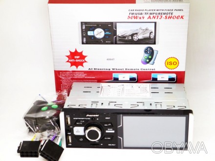 Pioneer 4064T ISO - Сенсорный экран 4,1''+ RGB подстветка + DIVX + MP3 + USB + B. . фото 1