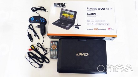 10" DVD Opera 1129 Портативный DVD-проигрыватель с Т2 TV USB SD
Цифровой п. . фото 1