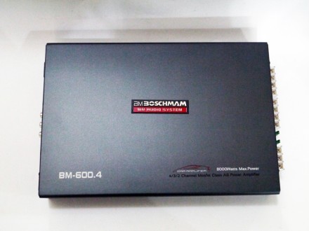 Автомобильный усилитель звука Boschman BM Audio BM-600.4 8000Вт 4-х канальный 
. . фото 5