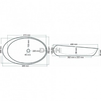  Виробник - Rea Ширина раковини – від 40 см до 49 см Артикул виробника - R. . фото 6