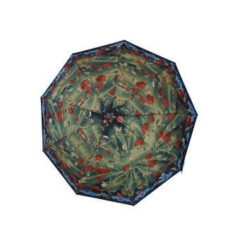 Зонт с ярким цветочным принтом, полуавтомат на 9 спиц от фирмы "Max"
С аксессуар. . фото 3