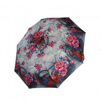 Зонт с ярким цветочным принтом, полуавтомат на 9 спиц от фирмы "Max"
С аксессуар. . фото 2