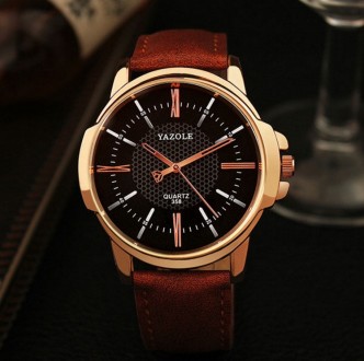 Мужские наручные часы Yazole Premium
 Характеристики:
	
	Материал корпуса - мета. . фото 2