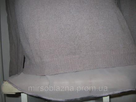  Женский тонкий свитерок б/у, размер визуально 48, с длинным рукавом, горловина . . фото 6