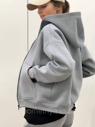 
Флісовий костюм на молнії колір сірий
Параметри:
S: кофта 
ОГ до 95 см
ОБ до 10. . фото 5