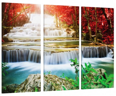 Модульна картина Природа Водоспад Art-191_XXL. Ужгород. фото 1 Модульна картина Природа Водоспад Art-191_XXL. Ужгород. фото 1